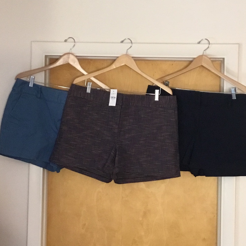3 Pair LOFT Rivera Shorts
